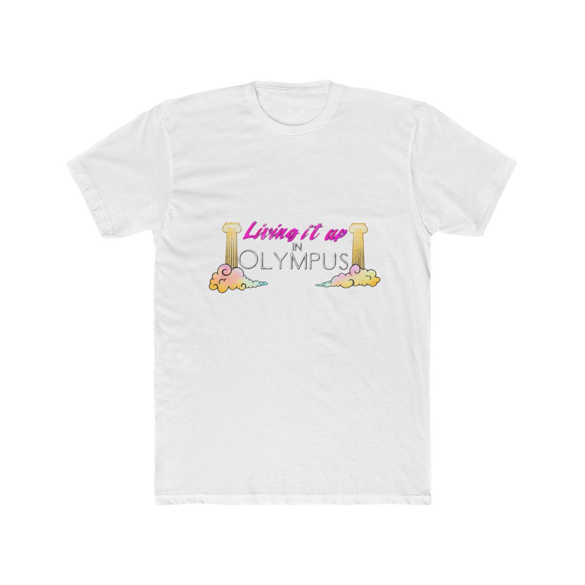Living It Up in Olympus T Shirt | Lore Olympus
