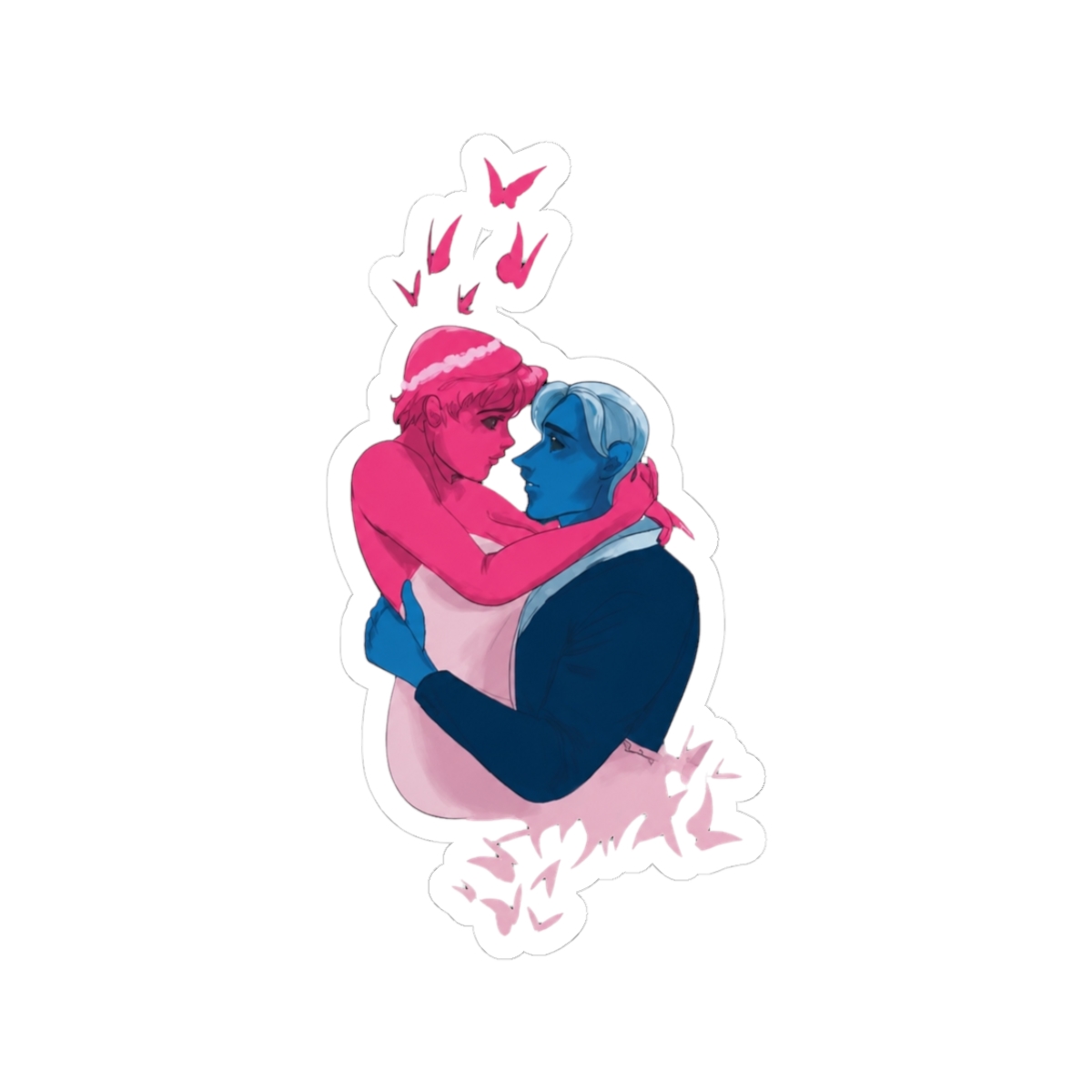 Hades and Persephone (Lore Olympus) Sticker