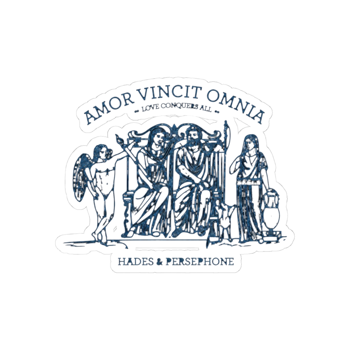 Hades and Persephone greek mythology Sticker | Lore Olympus