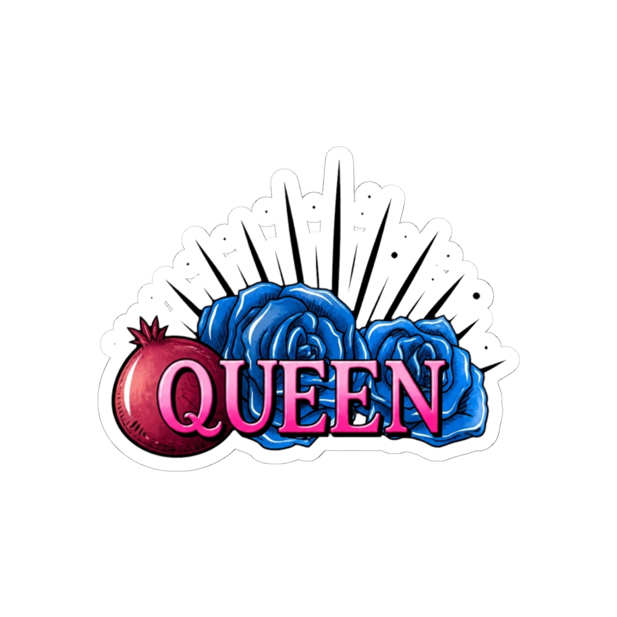 Queen of the Underworld Sticker | Lore Olympus - alternate angle 1, merchandise