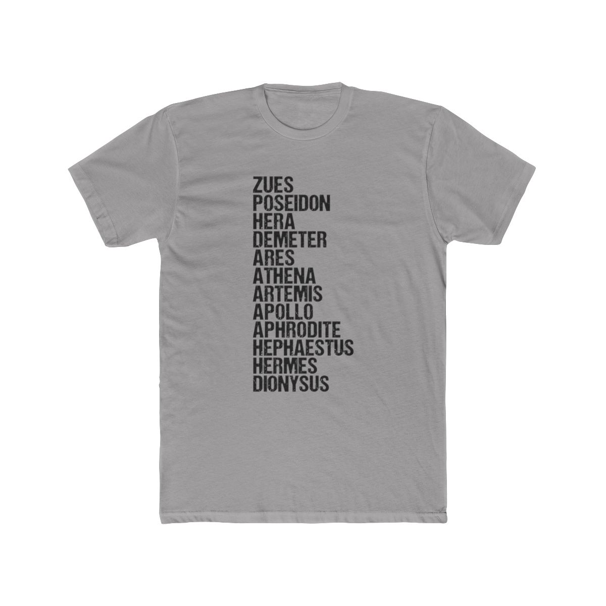 Greek Gods and Goddesses, the Twelve Gods of Olympus T Shirt | Lore Olympus