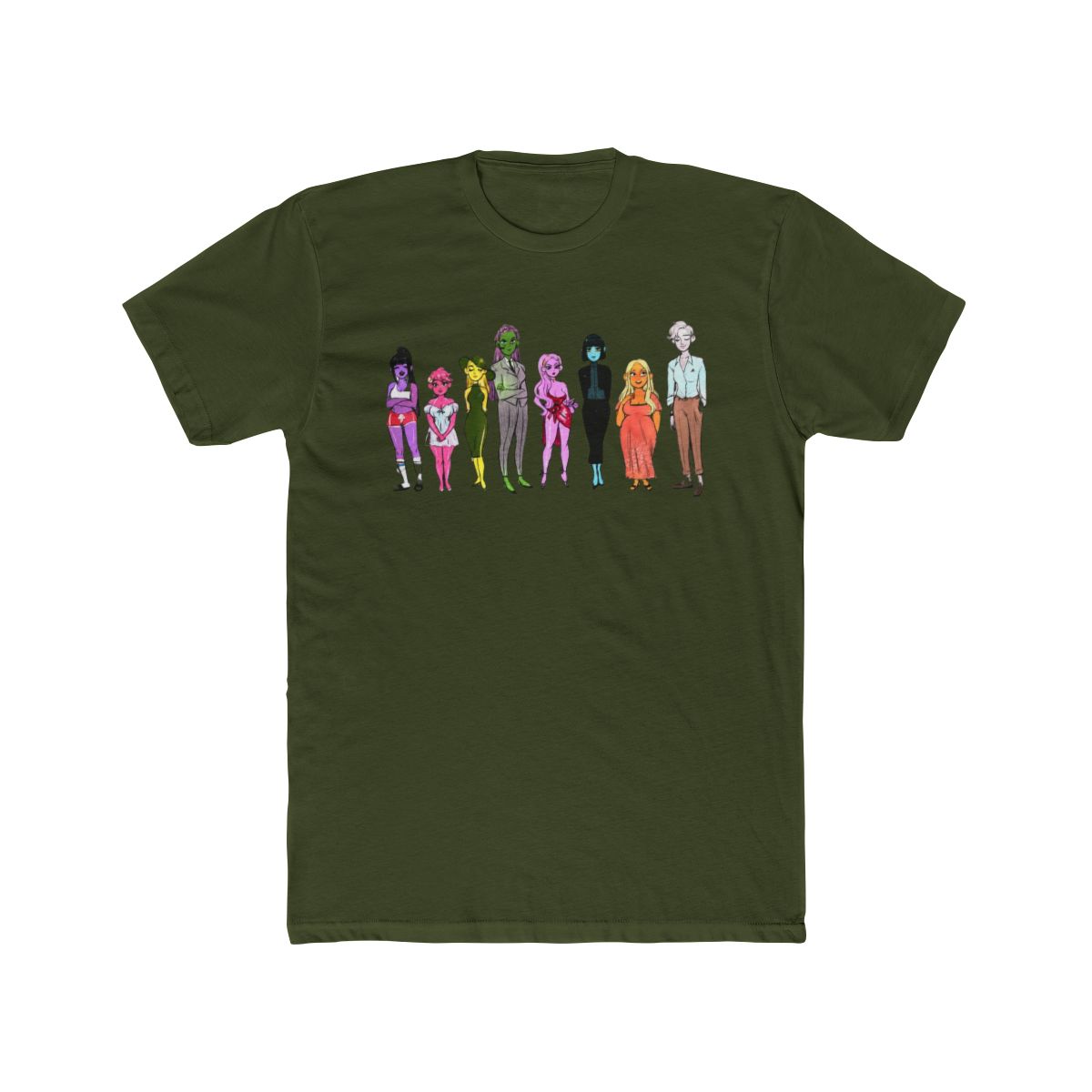 Lore Olympus Tshirt - The Goddesses T Shirt - alternate angle 5, merchandise