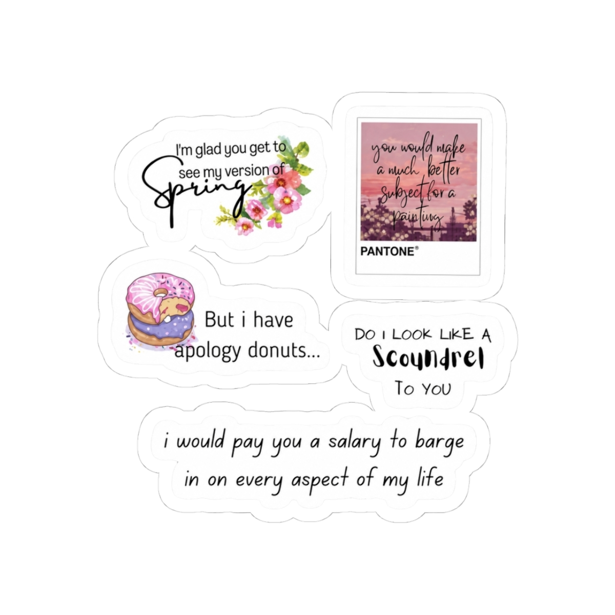 Lore Olympus Memorable Moments Webtoon Art Sticker/Magnet Value Pack #3