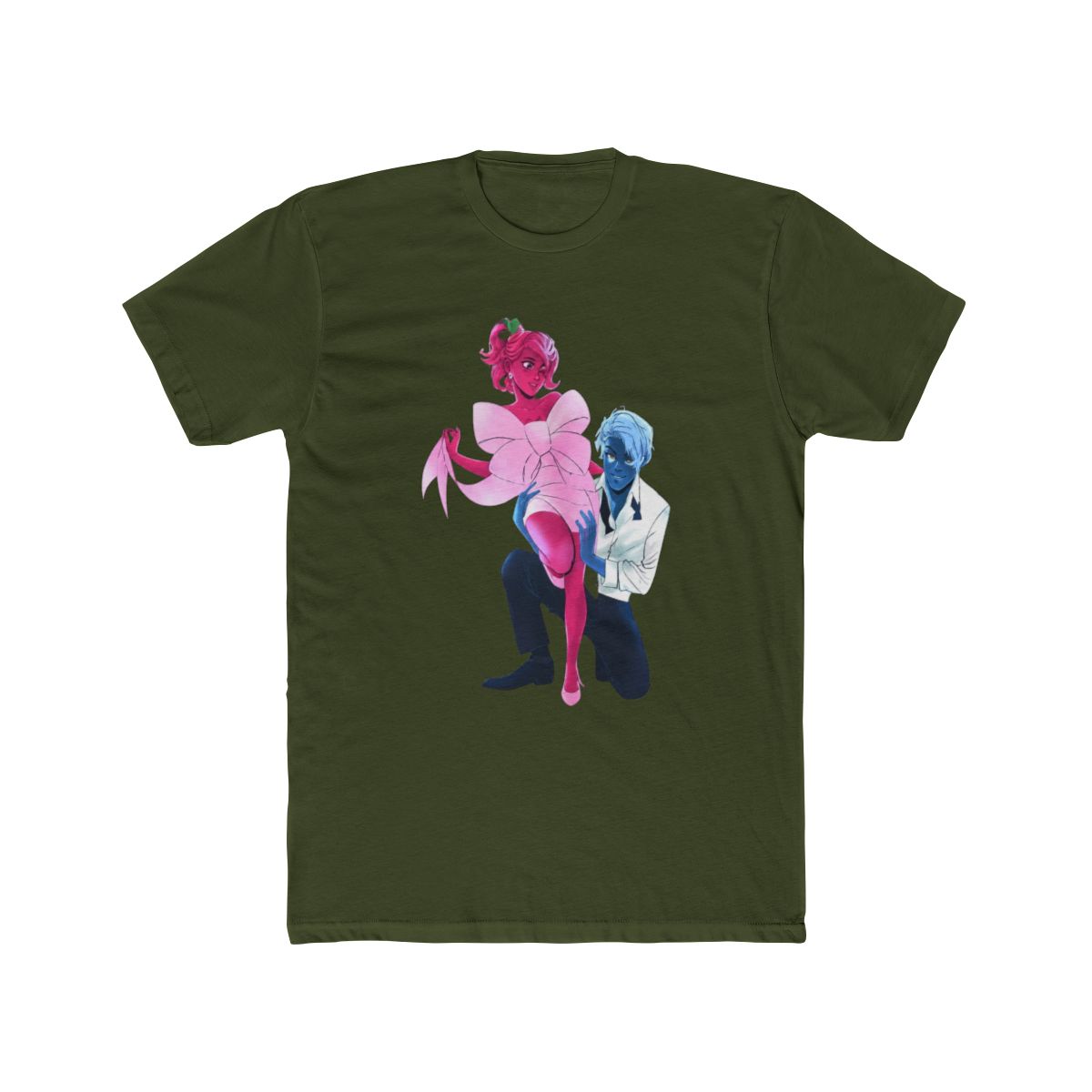Lore Olympus Painting Tshirt - God of Death T Shirt - alternate angle 5, merchandise