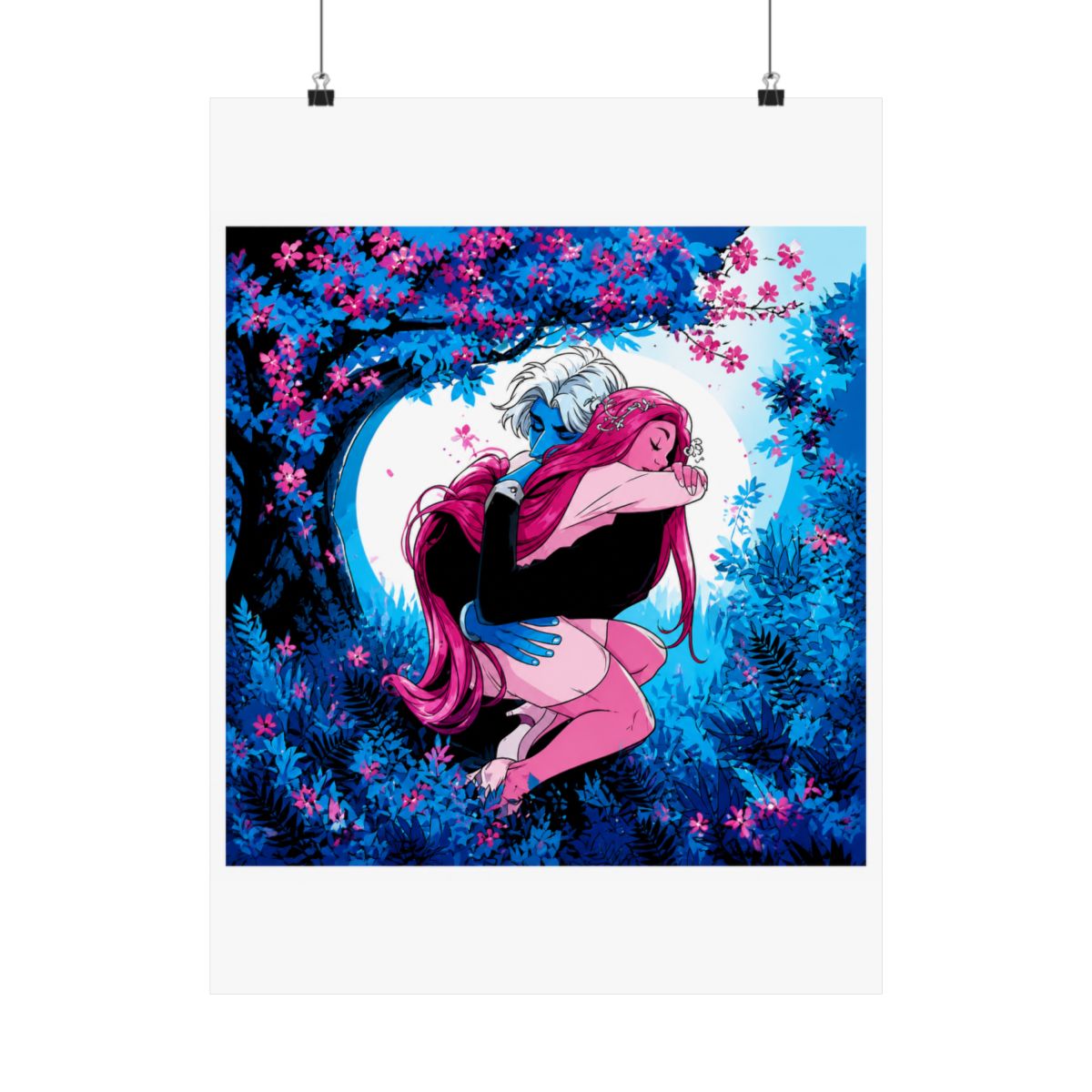 Lore Olympus Poster - Hades Persephone Posters - alternate angle 1, merchandise