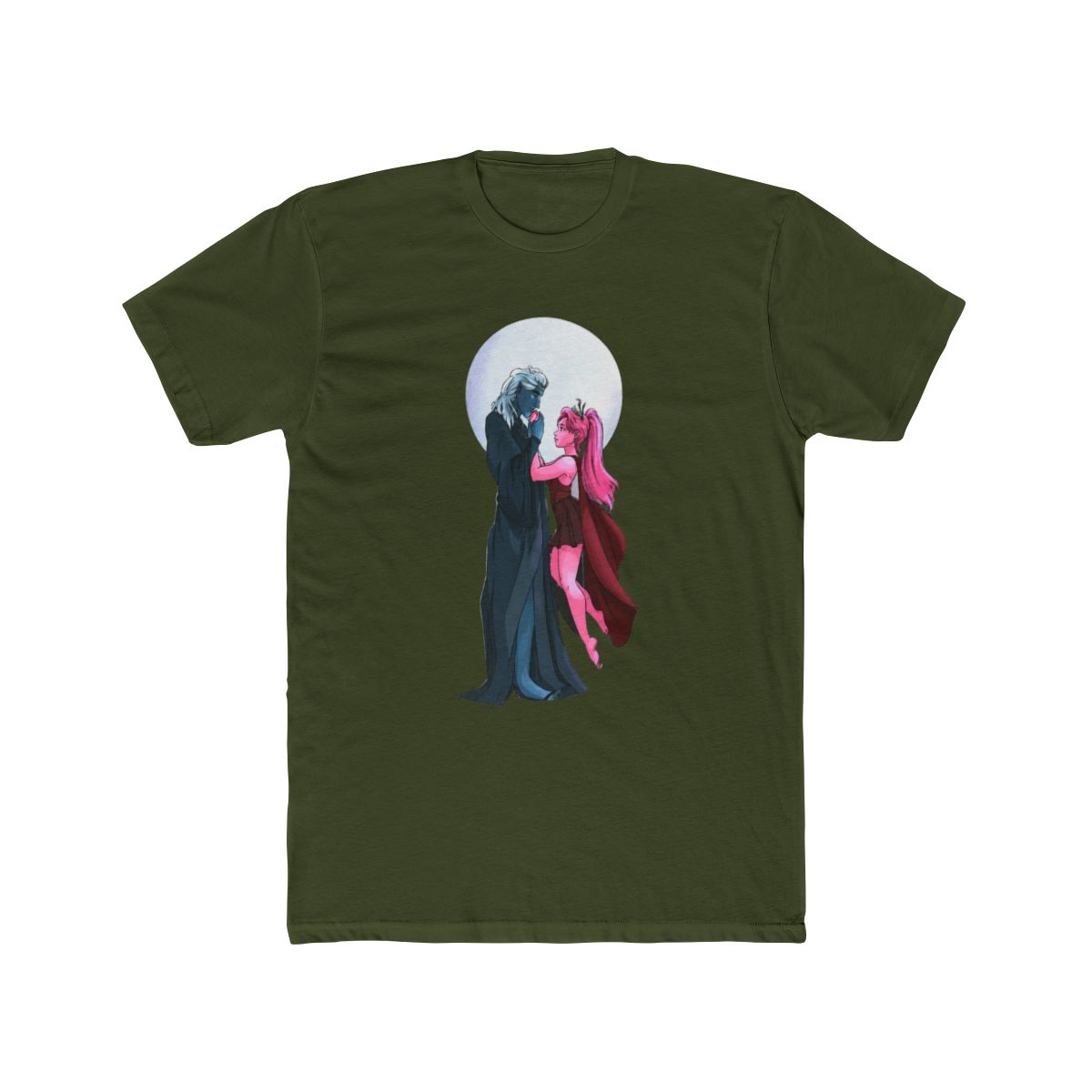 Copy of Lore Olympus Painting Tshirt - Lore Olympus Hades T Shirt - alternate angle 4, merchandise