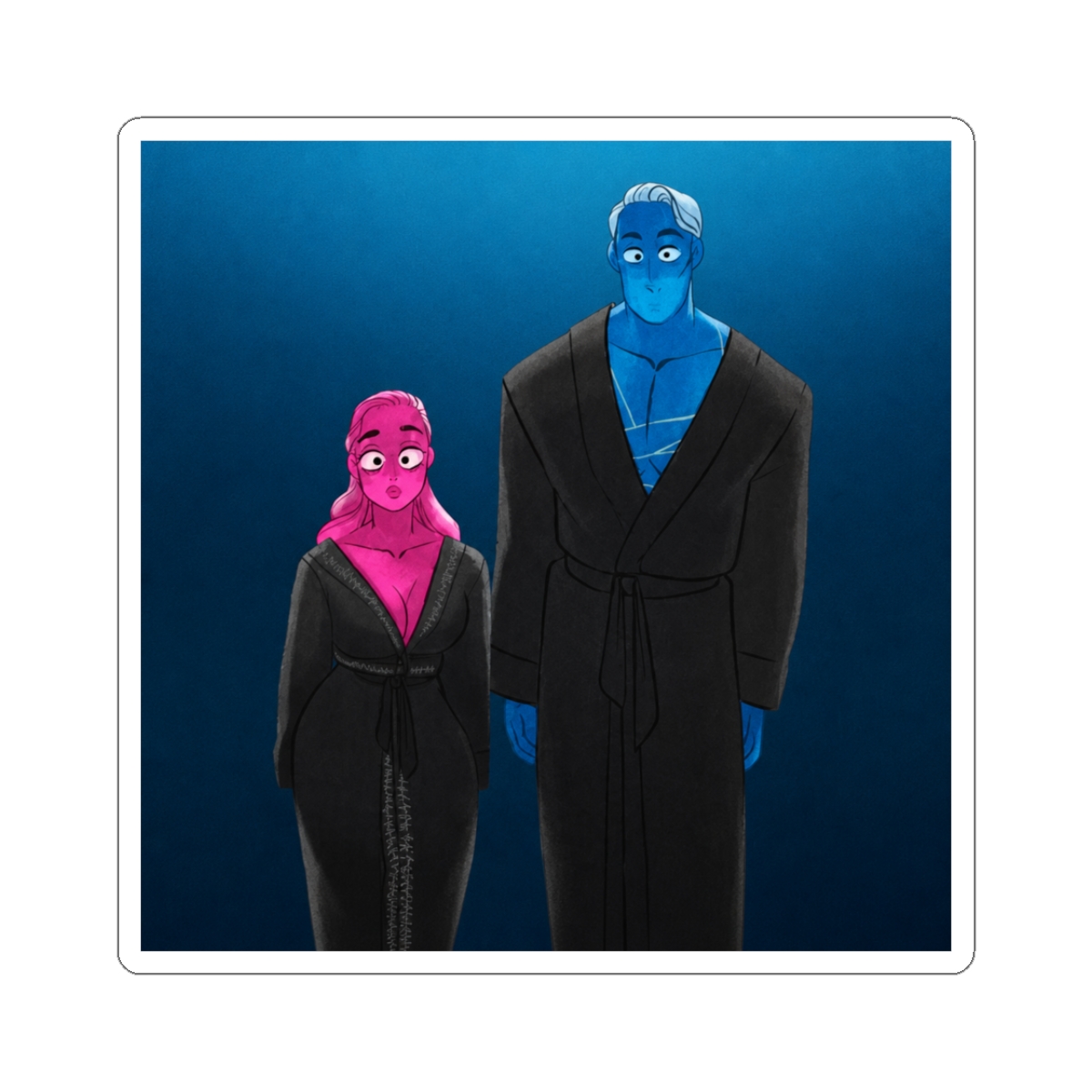 hades and persephone bath robes -Lore olympus - Official Creator merchandise