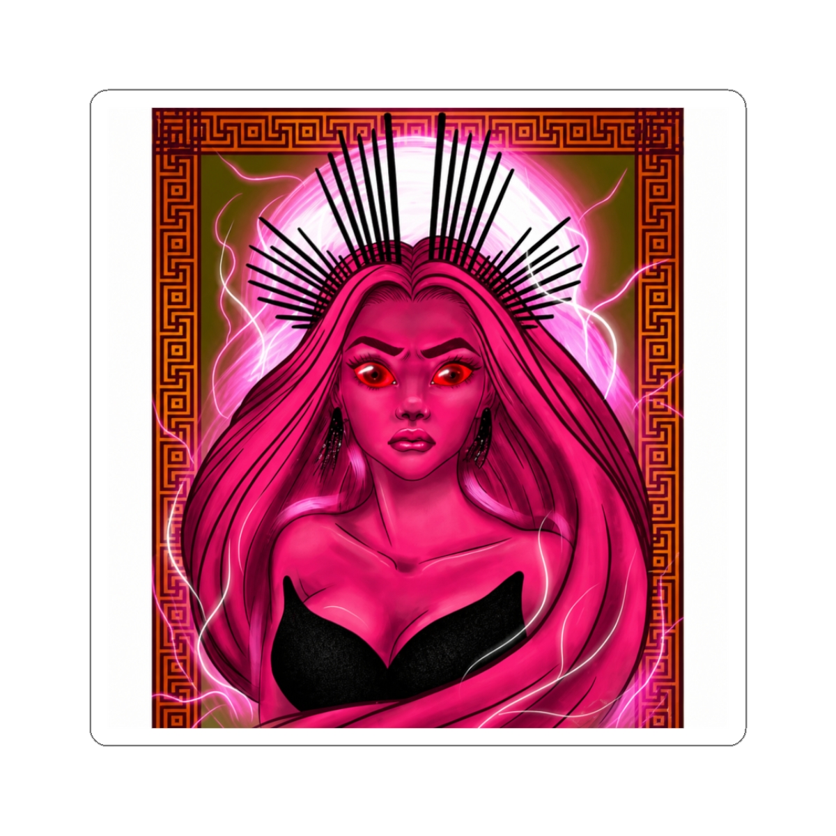 Dread queen (with background) | Lore Olympus - Official Creator merchandise