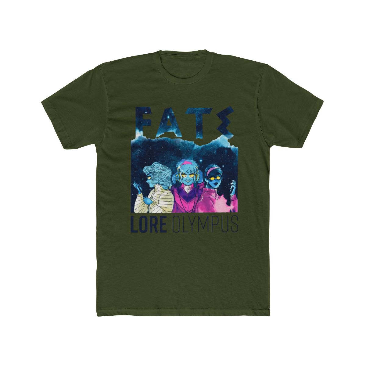 Lore Olympus Fate Sisters T Shirt - alternate angle 5, merchandise