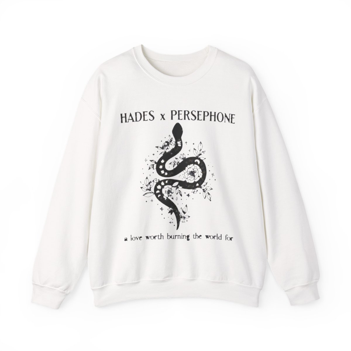 Hades and Persephone - Romance Greek Mythology Dark Academia Bookish Sweater | Lore Olympus - Official Creator merchandise