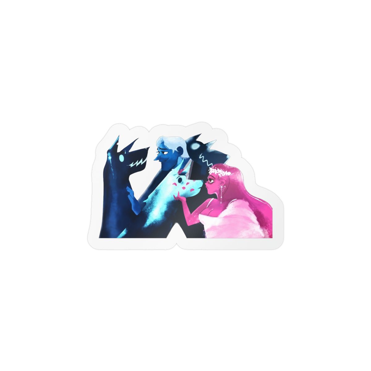 Magnet Lore Olympus Magnetic Vinyl Sticker Decal 5" - alternate angle 5, merchandise