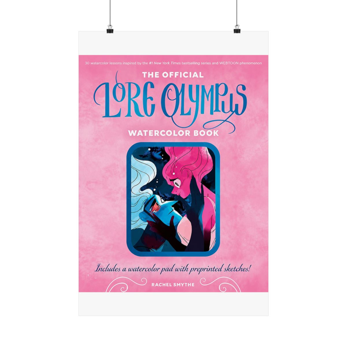 The Official Lore Olympus Watercolor Book: 20 simple watercolor lessons inspired by the #1 New York Times bestselling series and WEBTOON phenomenon, Includes... a watercolor pad with preprinted sketches! - Official Creator merchandise