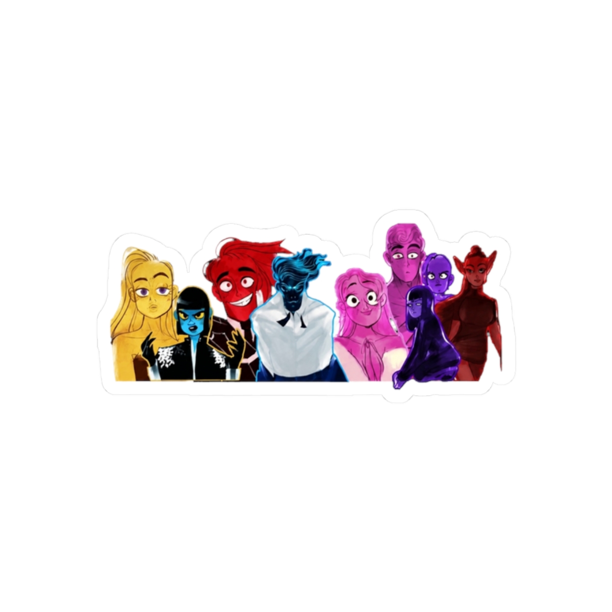 Lore Olympus Main Characters Memorable Moments Webtoon Art - alternate angle 3, merchandise