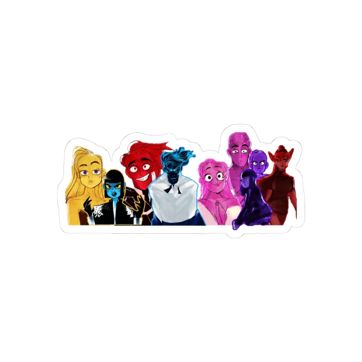 Lore Olympus Main Characters Memorable Moments Webtoon Art - Official Creator merchandise