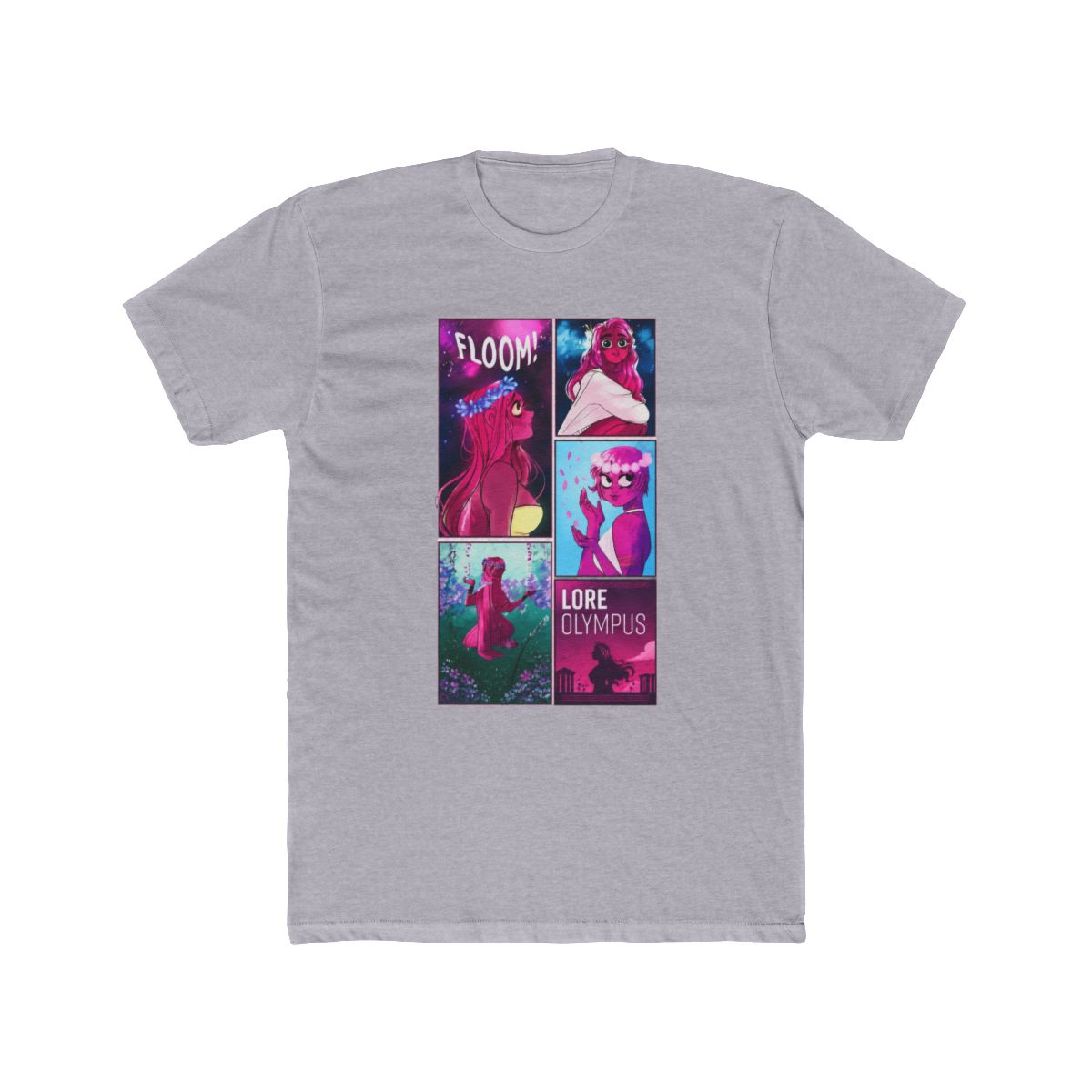 Lore Olympus Persephone Panels Boyfriend Fit Girls T Shirt - alternate angle 4, merchandise