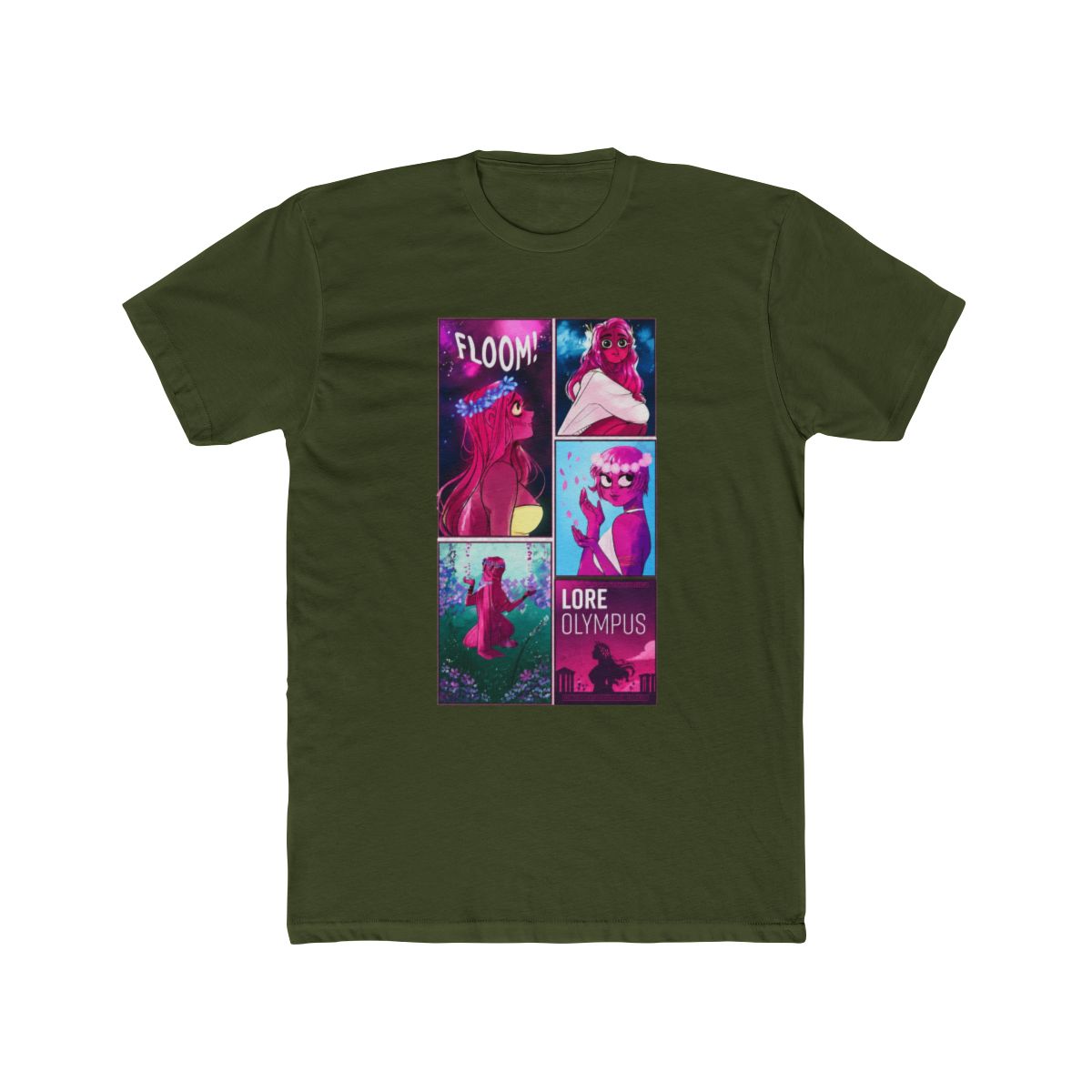 Lore Olympus Persephone Panels Boyfriend Fit Girls T Shirt - alternate angle 5, merchandise