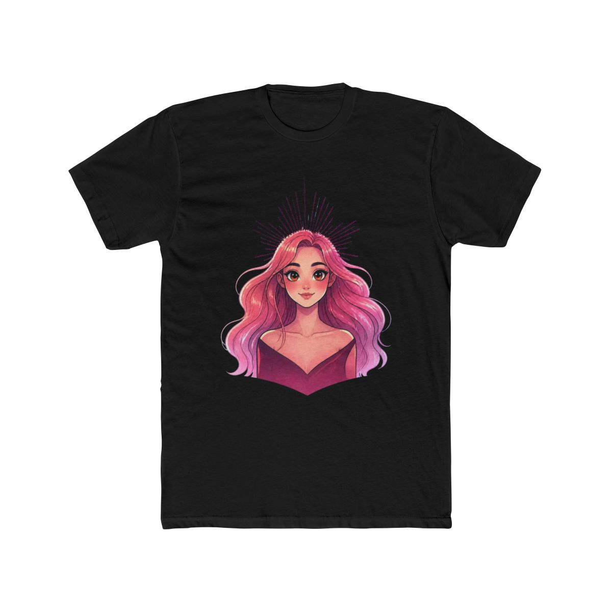 Lore Olympus Persephone Crown Boyfriend Fit Girls T Shirt - alternate angle 3, merchandise