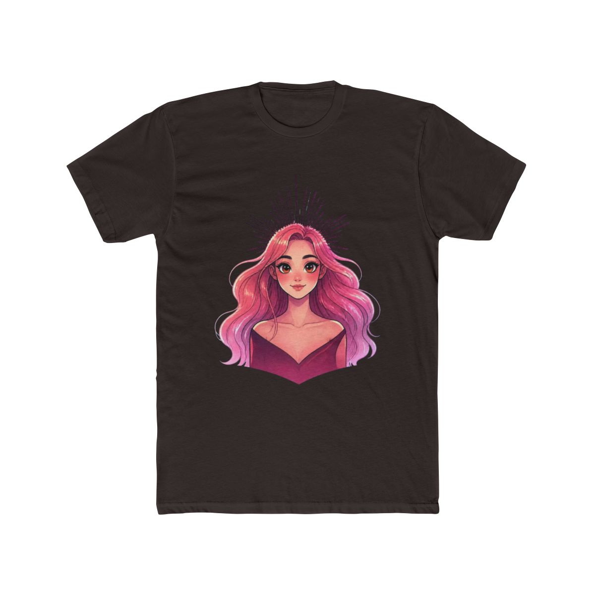 Lore Olympus Persephone Crown Boyfriend Fit Girls T Shirt - alternate angle 2, merchandise